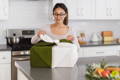 Unwrapping the Matcha Maker Gift Starter Kit wrapped in the furoshiki