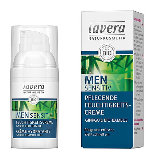 Lavera Men Sensitiv - Crème Hydratante & Nourrissante Bio