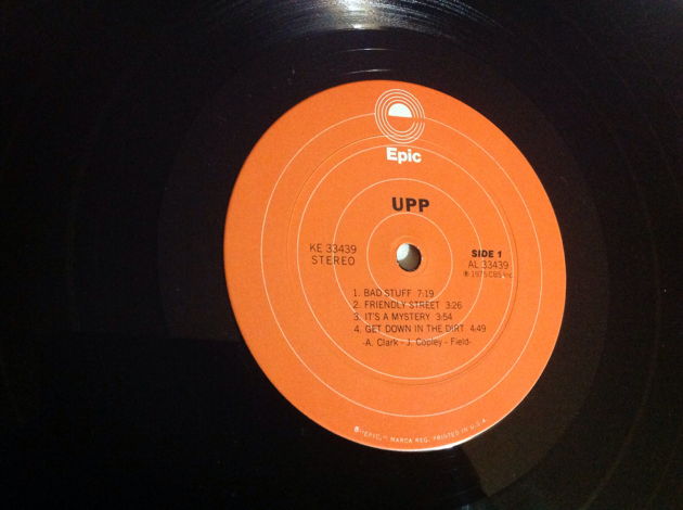 UPP - UPP With Jeff Beck Epic Records  Orange Label Vin...