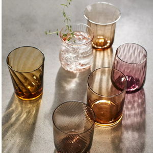 Colorful Stemless Glasses, Set of 6