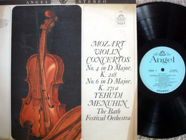 EMI Angel Blue / MENUHIN, - Mozart Violin Concertos No....