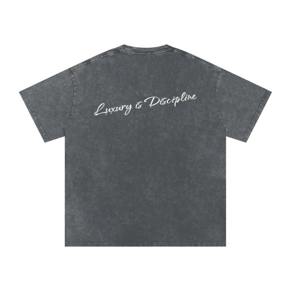 Snow Washed Oversized Cotton T-Shirt - Image 8