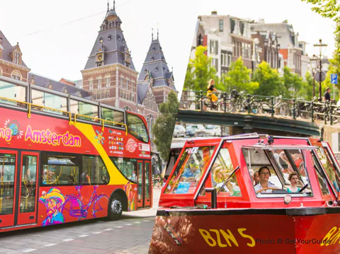 City Sightseeing: Hop-On Hop-Off Bus and Boat Options
