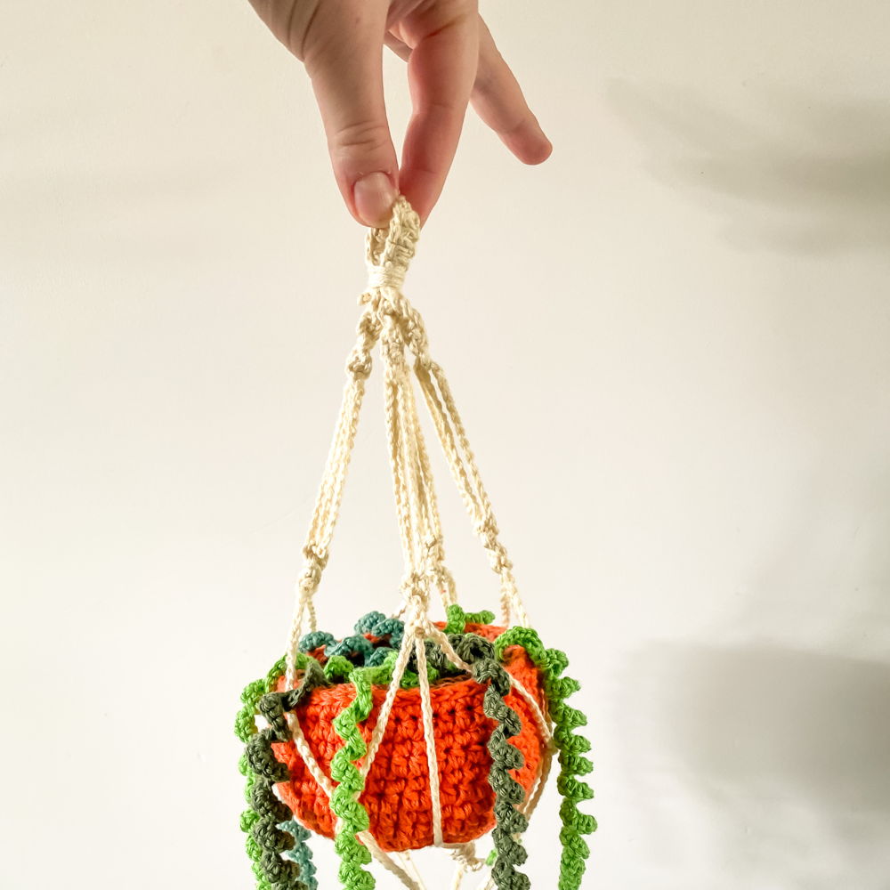 Hangplantje haakpatroon