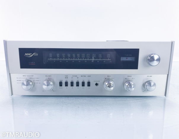 McIntosh MAC1500 Vintage Stereo Tube Receiver Rare Cond...
