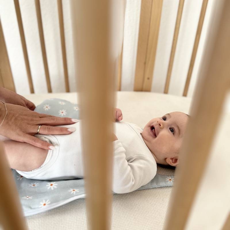 gigoteuse joli nous ajustable et réversible suisse portugal bébé nouveau-né qualité excellence premium fabriqué portugal OEKO-TEX GOTS menthe
