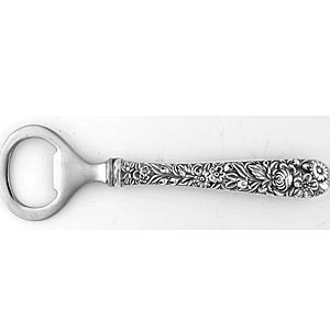 Bottle Opener with Stainless Bowl Repousse (Sterling, 1828) by Kirk Stieff