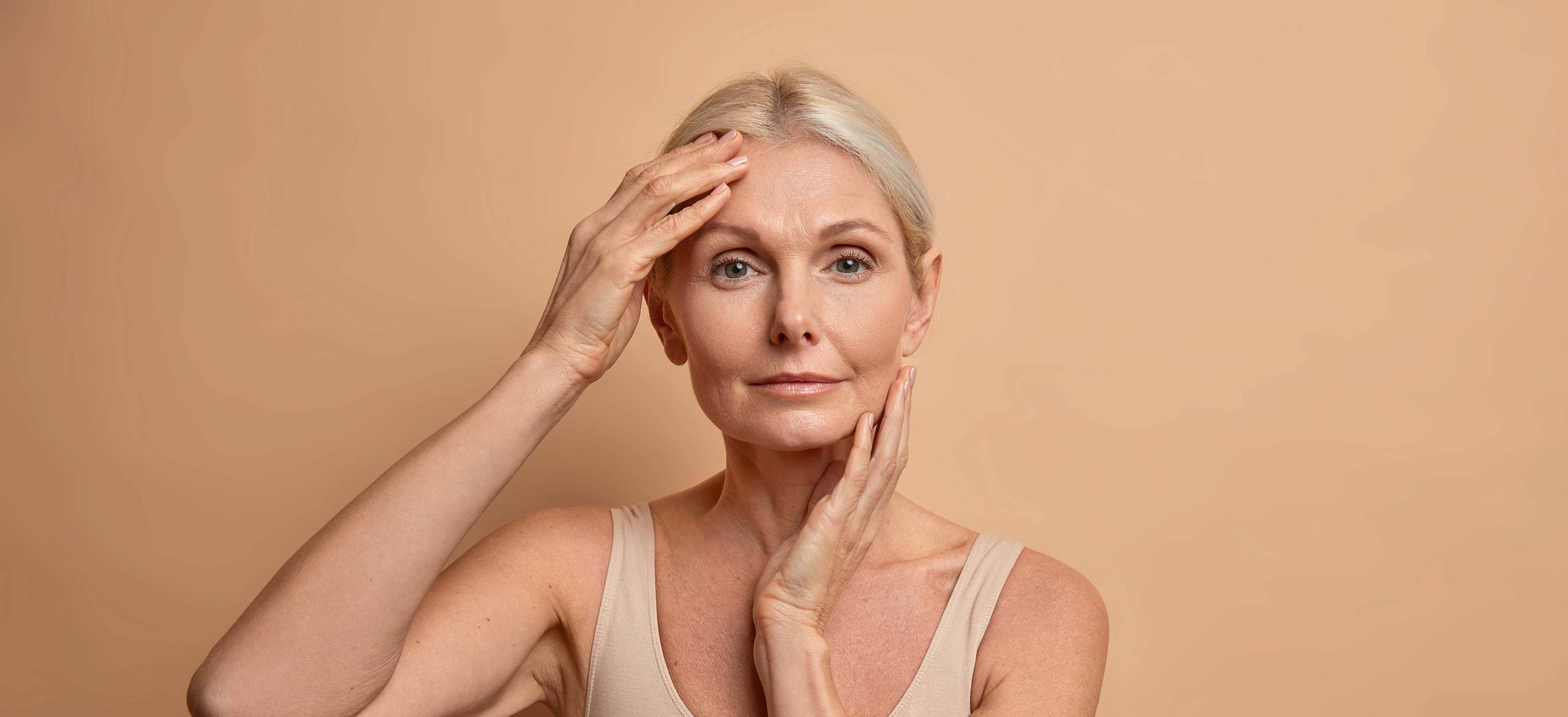 The main ageing damage takes place in the lower areas of the skin