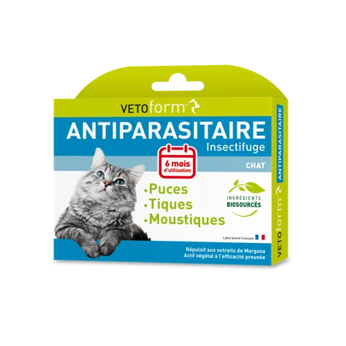 Antiparasitaire Chat - 6 pipettes