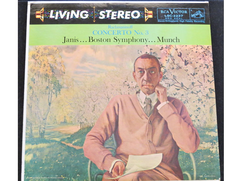 Audiophile:  RCA LSC 2237 Rachmaninov - Piano Concerto #3, Janis/Munch/BSO, 1S/1S Press, Magnificent Condition!