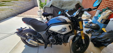 2022 CFMOTO 700CL-X motorcycle for rent near Tucson, AZ