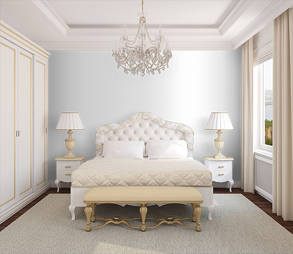 Cream luxury bedroom ideas
