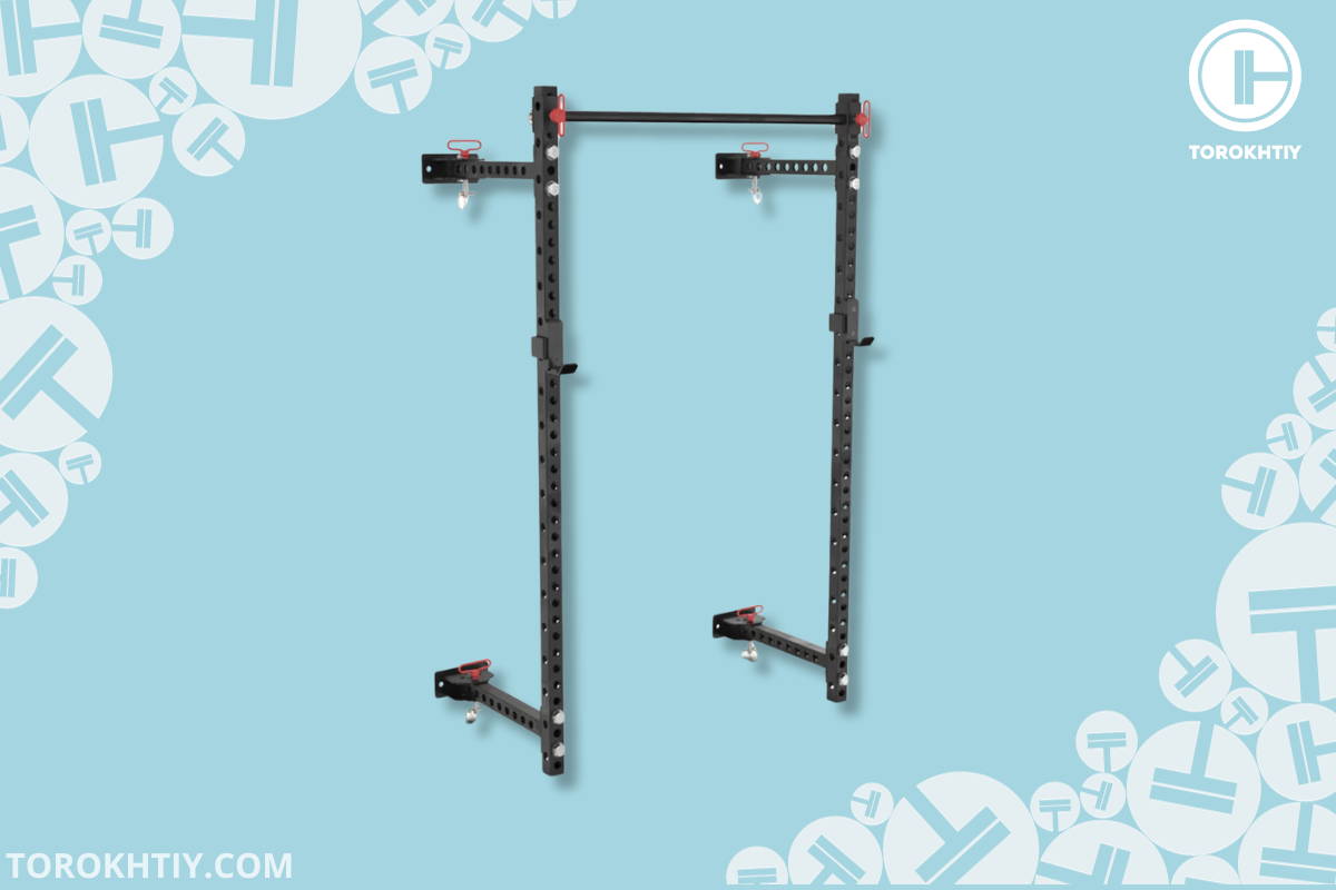 Synergee Folding Wall-Mounted Squat Rack