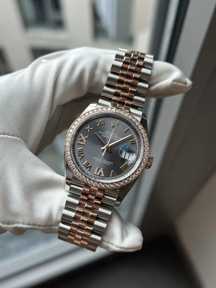 Rhodium VI IX Diamonds Dial 