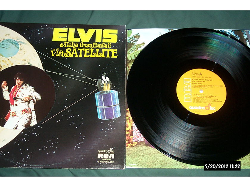 Elvis Presley - Aloha From Hawaii Cd-4 Quadradisc LP NM