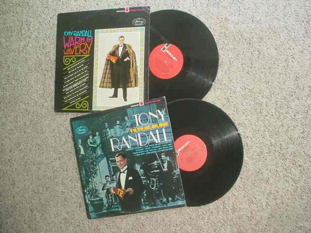 Tony Randall of the odd couple - 2 lp records see add