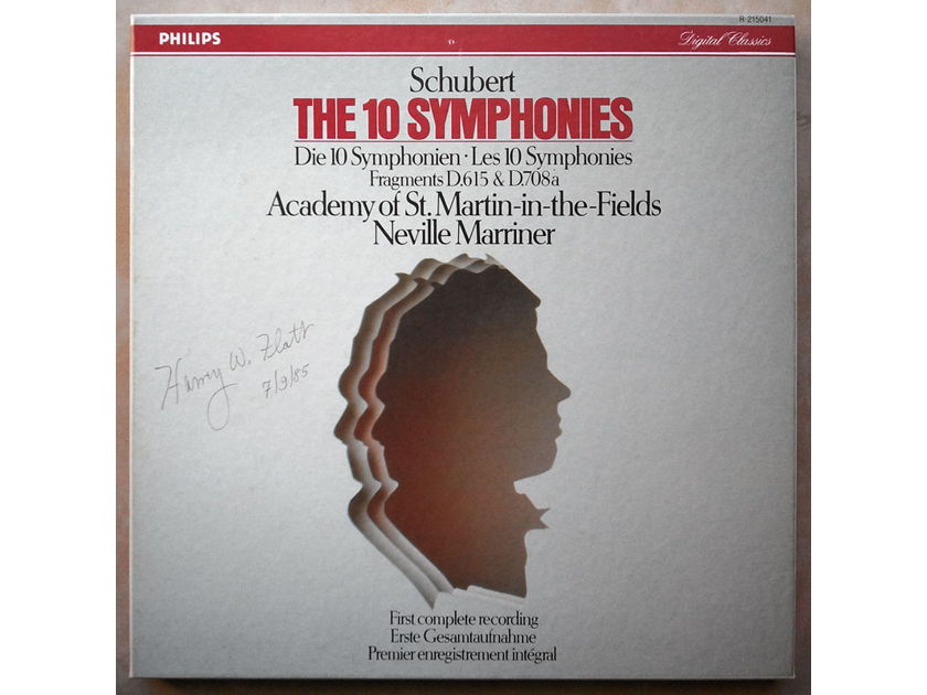 PHILIPS Digital | MARRINER/SCHUBERT - The 10 Symphonies / 7-LP / NM