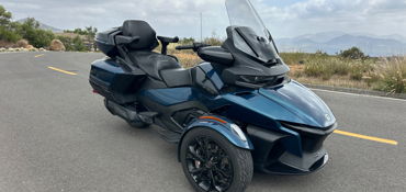 2021 CAN-AM SPYDER RT LIMITED motorcycle for rent near Ramona, CA