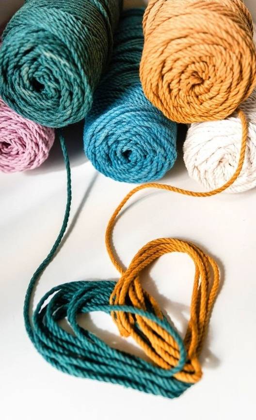 types of macrame cord