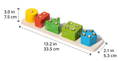 Montessori Building Blocks dimensions. 