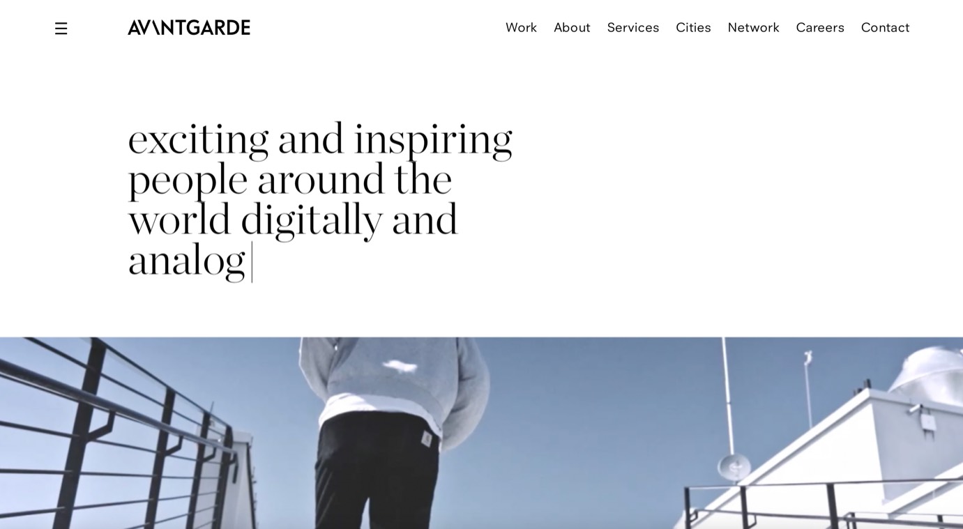 Avantgarde product / service
