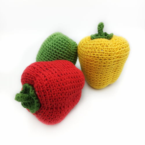 Crochet VEGETABLES patterns PDF: cauliflower, marrow, green onion, radish, bell pepper. Cute food crochet pattern. Crochet amigurumi pattern