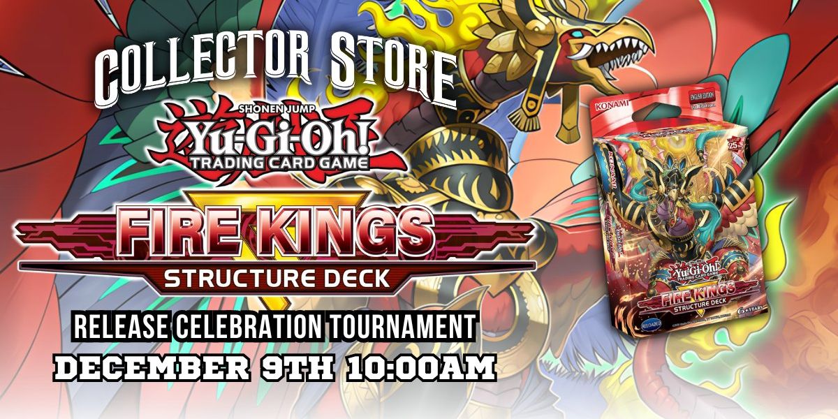 Yu-Gi-Oh! Structure Deck: Fire Kings Release Celebration promotional image