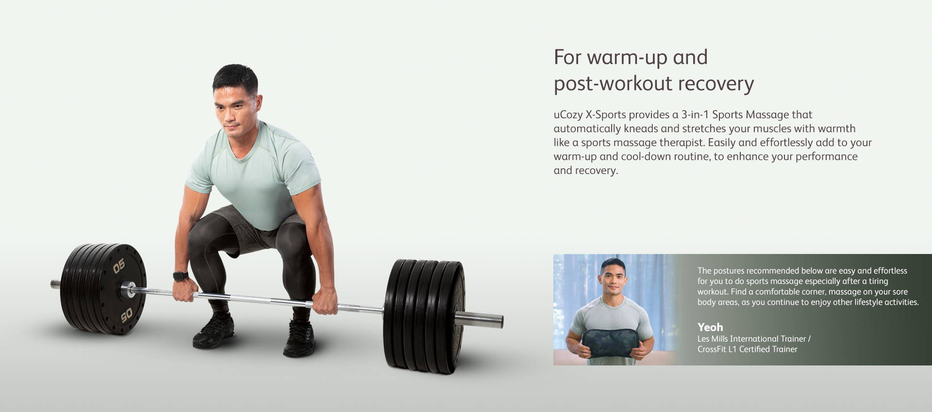 uCozy XSports Neck & Shoulder Massager OSIM New Zealand