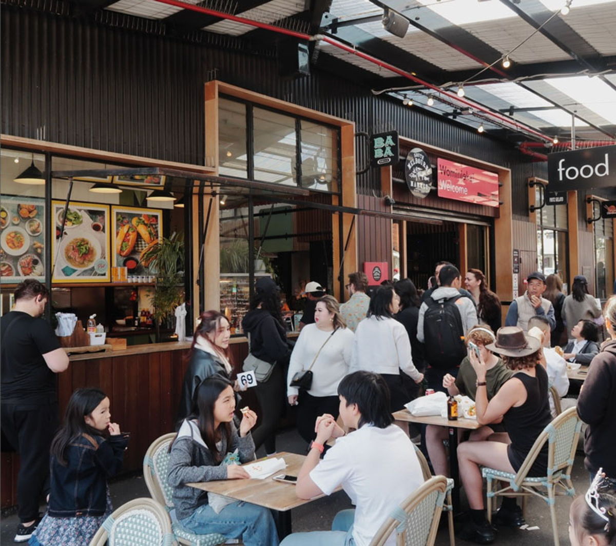 Ba Ba Rolls South Melbourne Market matcha
