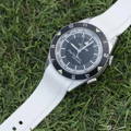Jaeger Lecoultre on white rubber