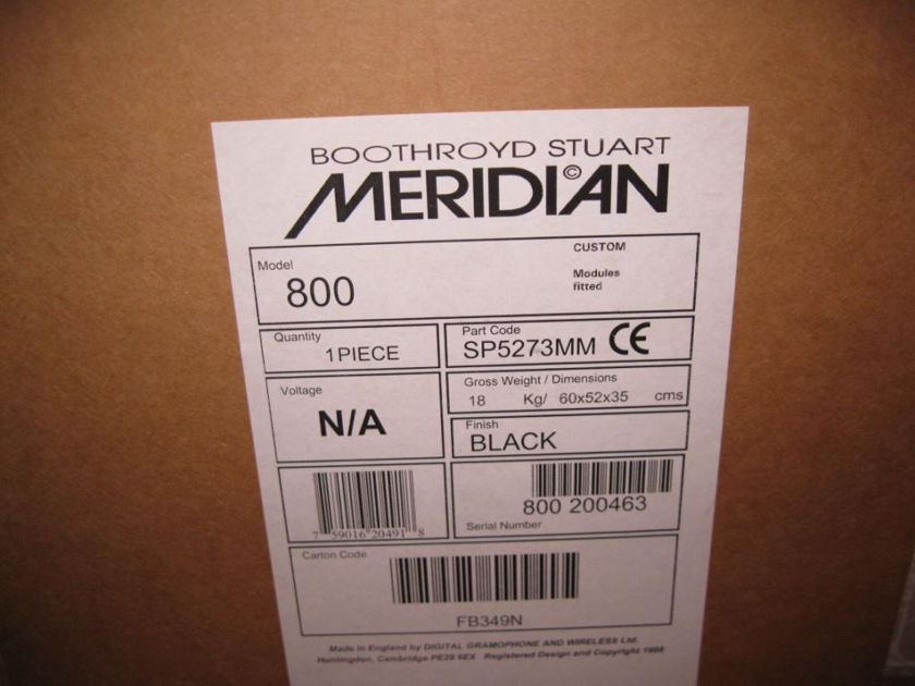 Meridian 800 NEW IN THE BOX!!