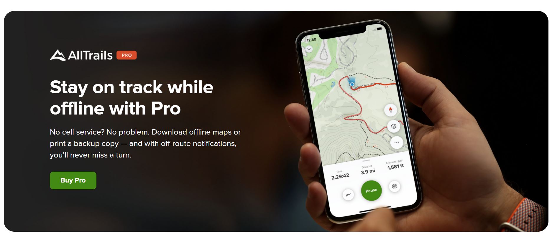 AllTrails product / service