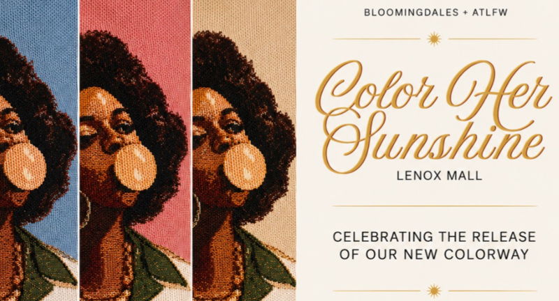 “Color Her Sunshine”— an immersive shopping and style experience