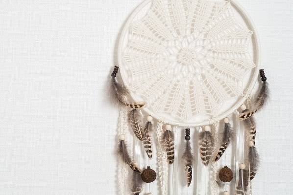 macrame dream catcher diy