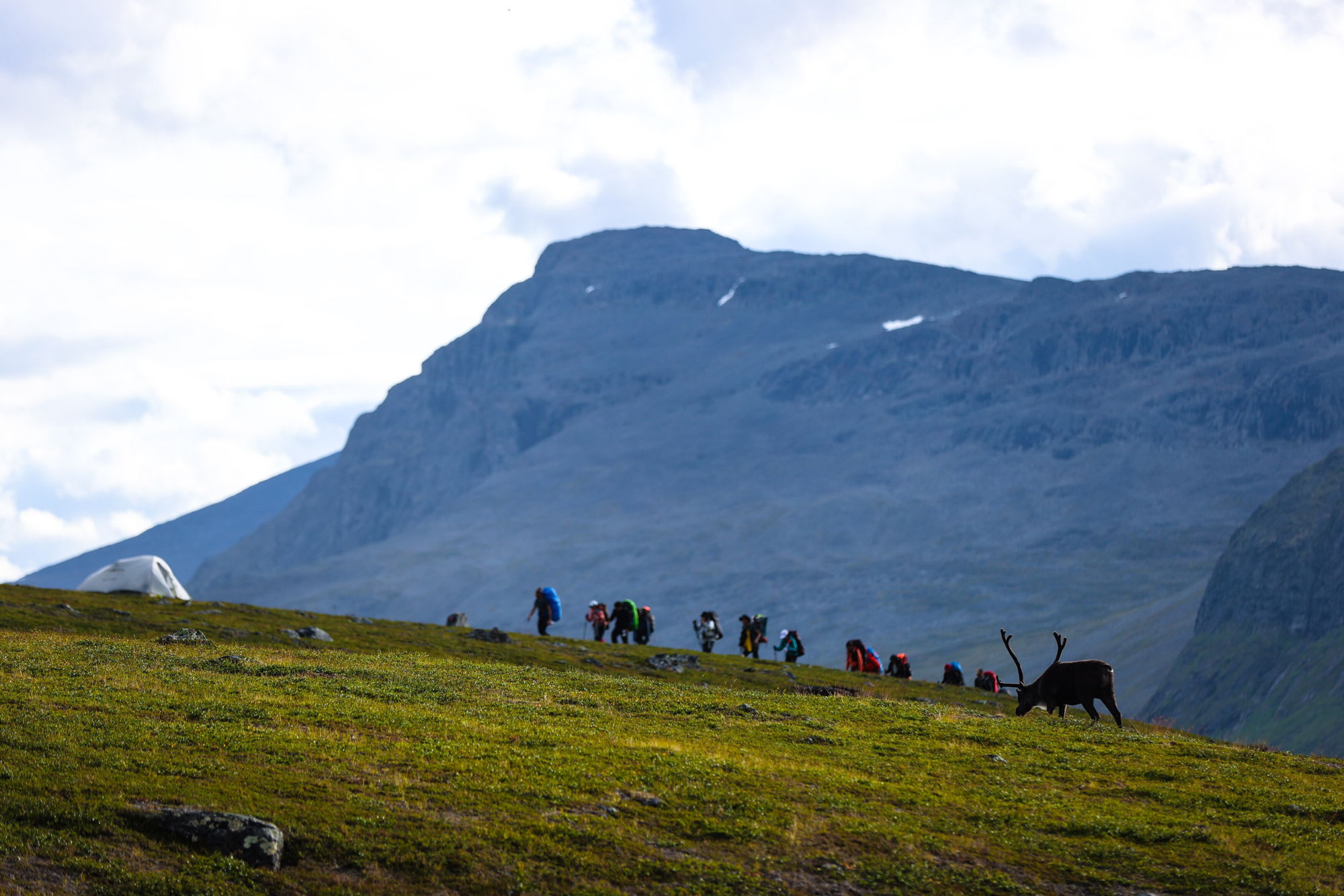 Digital Detox Urlaub: mehrtägige Wanderung auf dem Kungsleden in Schweden