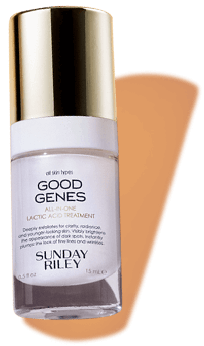 bottle of good genes all in one lactic acid treatment