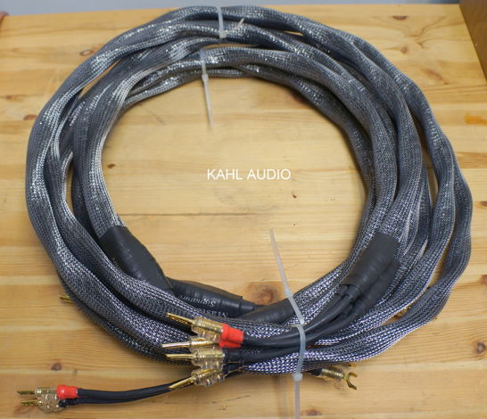 Master Built Signature speaker cables. 2.5m bi-wired pr...