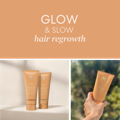glow hair regrowth banner and products