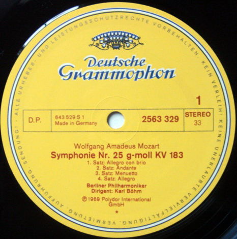 DG / BOHM-BPO, - Mozart The Great Symphonies (No.25~41)...