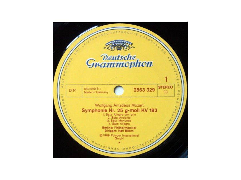 DG / BOHM-BPO, - Mozart The Great Symphonies (No.25~41), NM, 7LP Box Set!