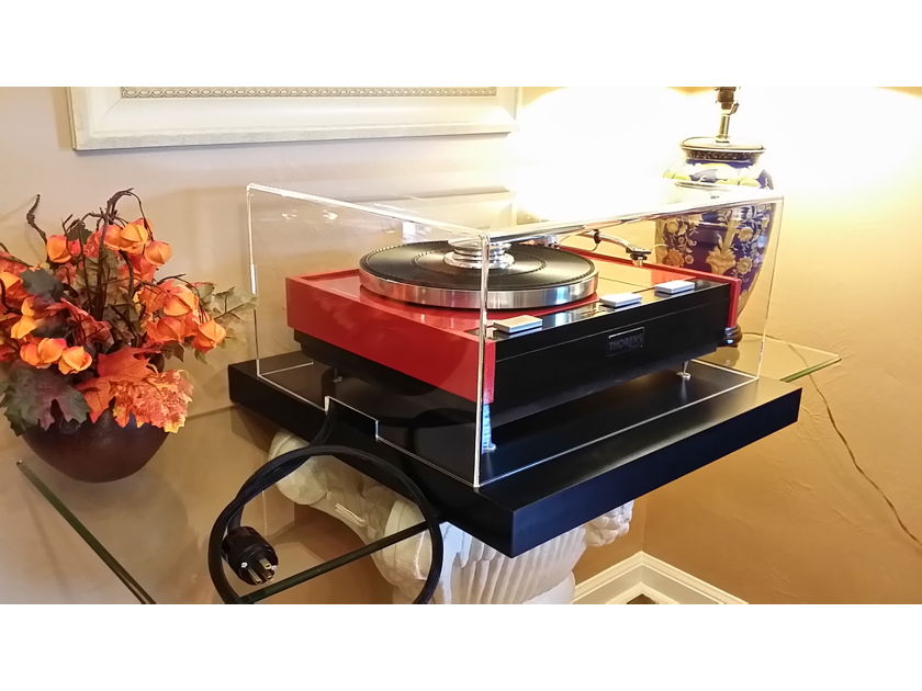 THORENS TD 125 MK II SME 3009 IMPROVED ORTOFON GOLD REFERENCE STUNNING APPEARANCE AND PERFORMANCE !