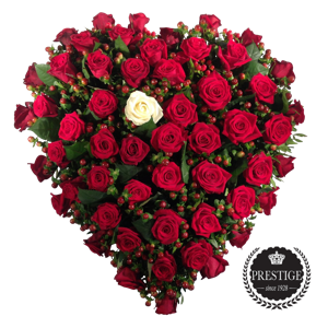 Coeur de roses | Fleurop-Interflora Belgique