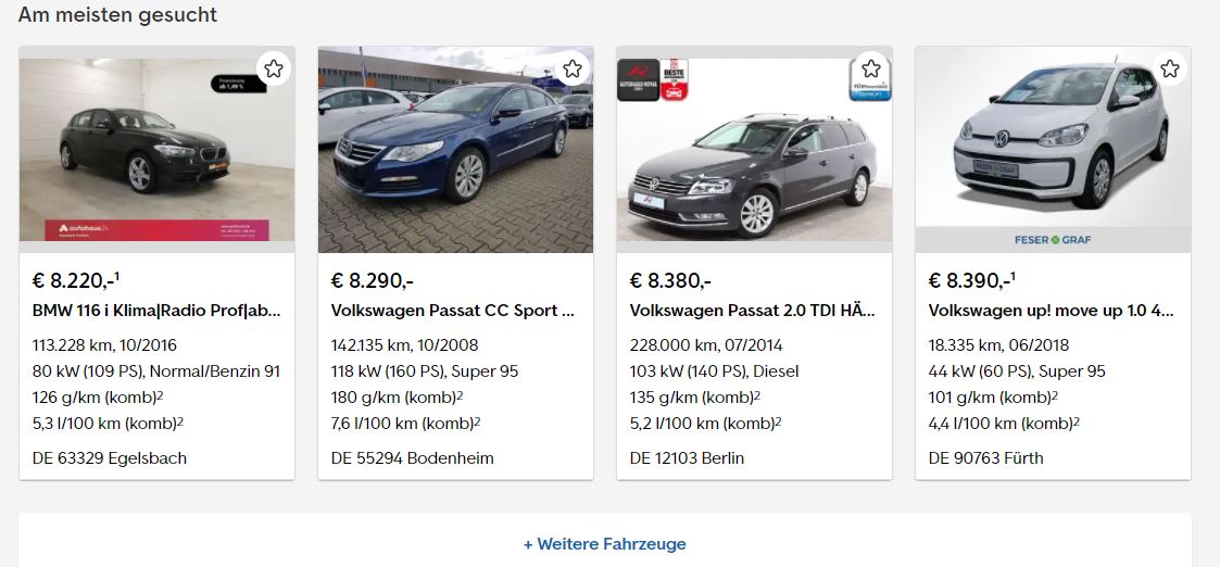 AutoScout24 product / service