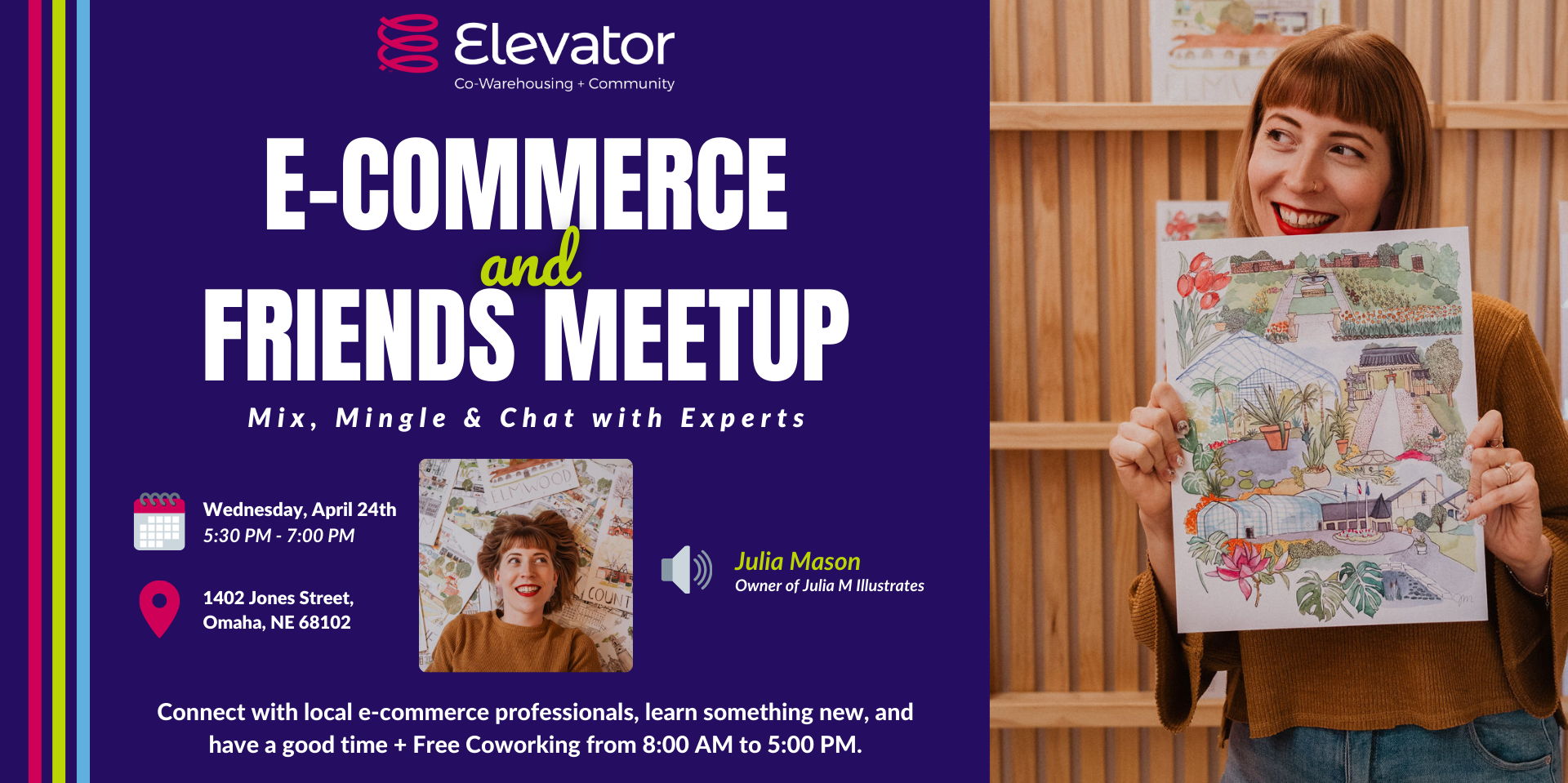 E-Commerce & Friends Meetup w/ Julia Mason promotional image