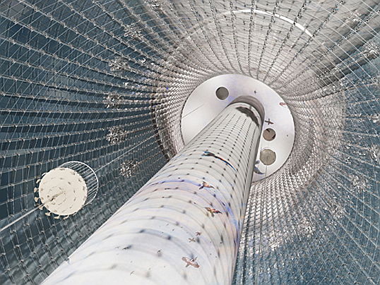  Hamburg
- Glasverkleidung des Turms Aire in Bonn von innen