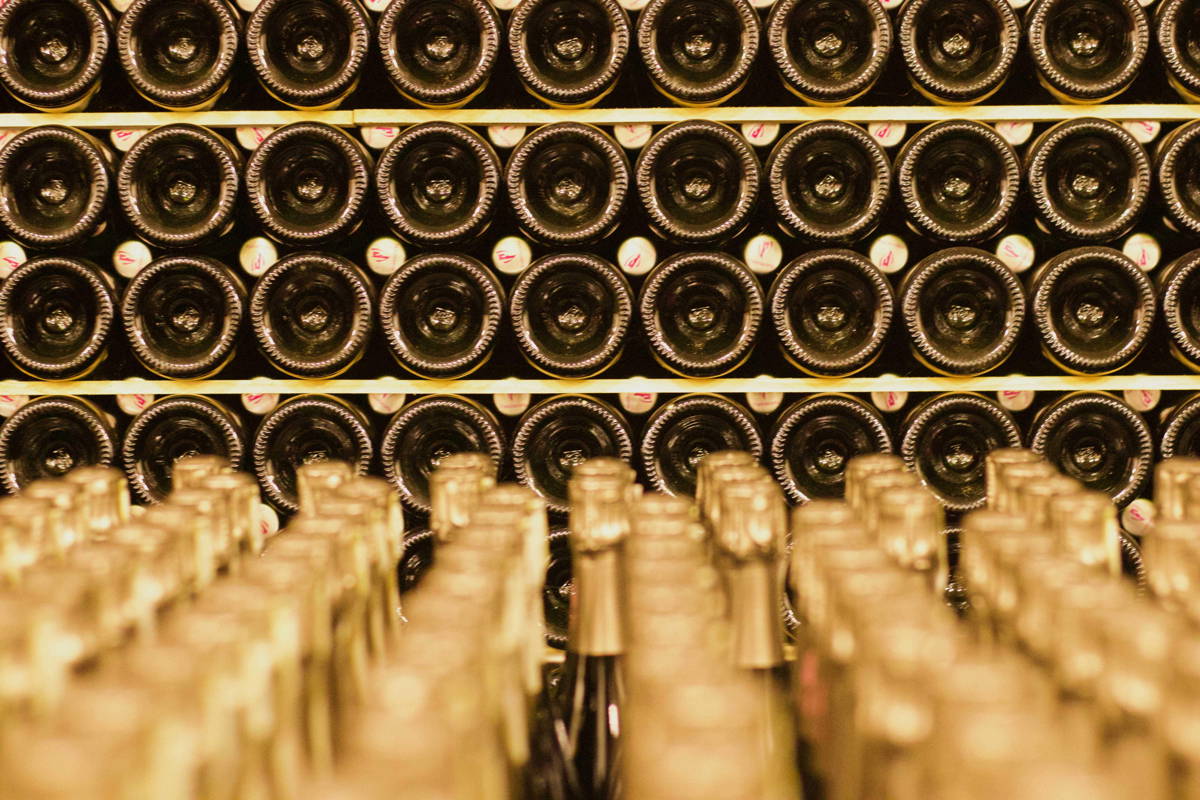 bouteilles de vin conservation