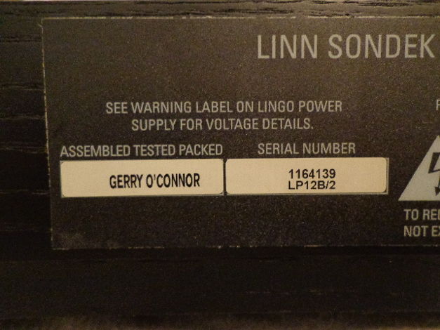 Linn LP-12b/2 Sondek LINN SONDEK LP12/EKOS (SILVER DOT)...