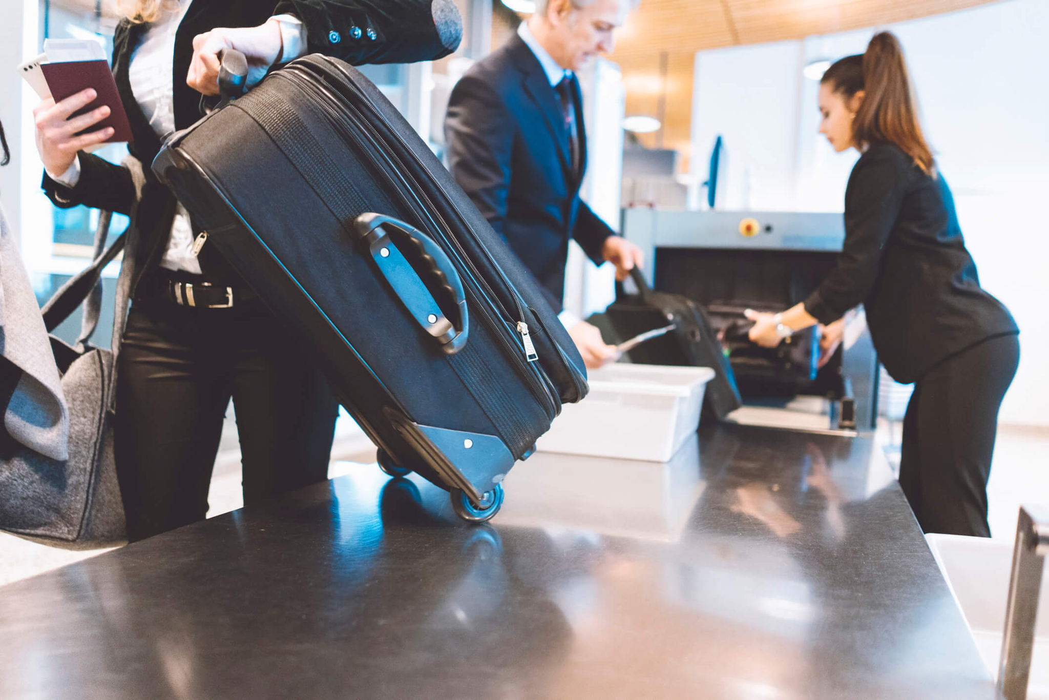 Airport baggage screening and luggage security
