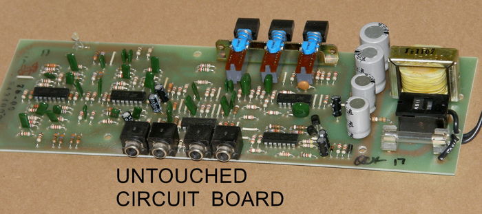 "BEFORE PHOTO OF COIRCUIT BOARD"