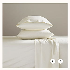 Brooklinen Classic Percale Core Sheet Set - Cream